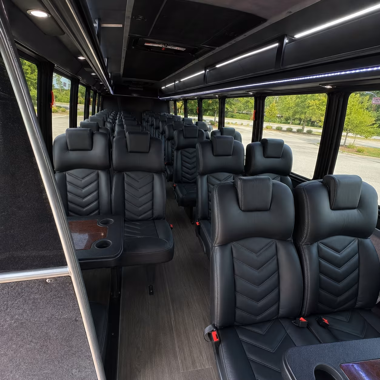 Shreveport Airport Shuttle & Transportation party bus exterior