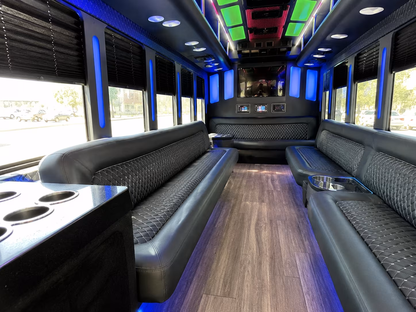 Shreveport Bachelor & Bachelorette Transportation onboard seating