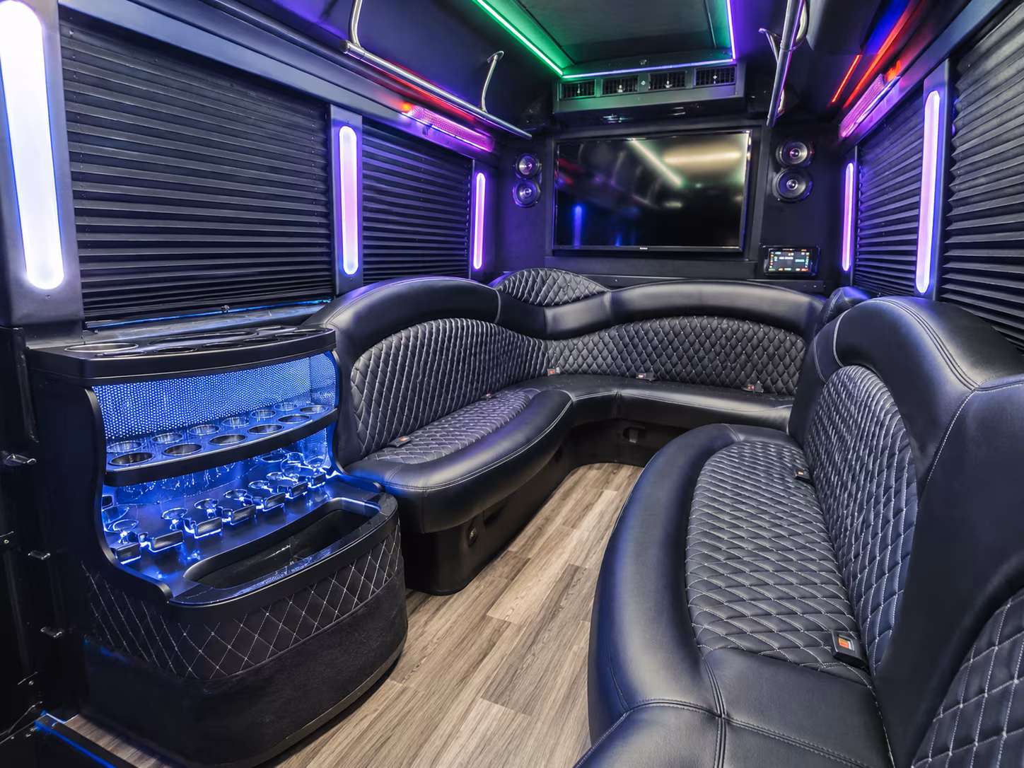 Shreveport Concert & Music Festival Transportation party bus exterior