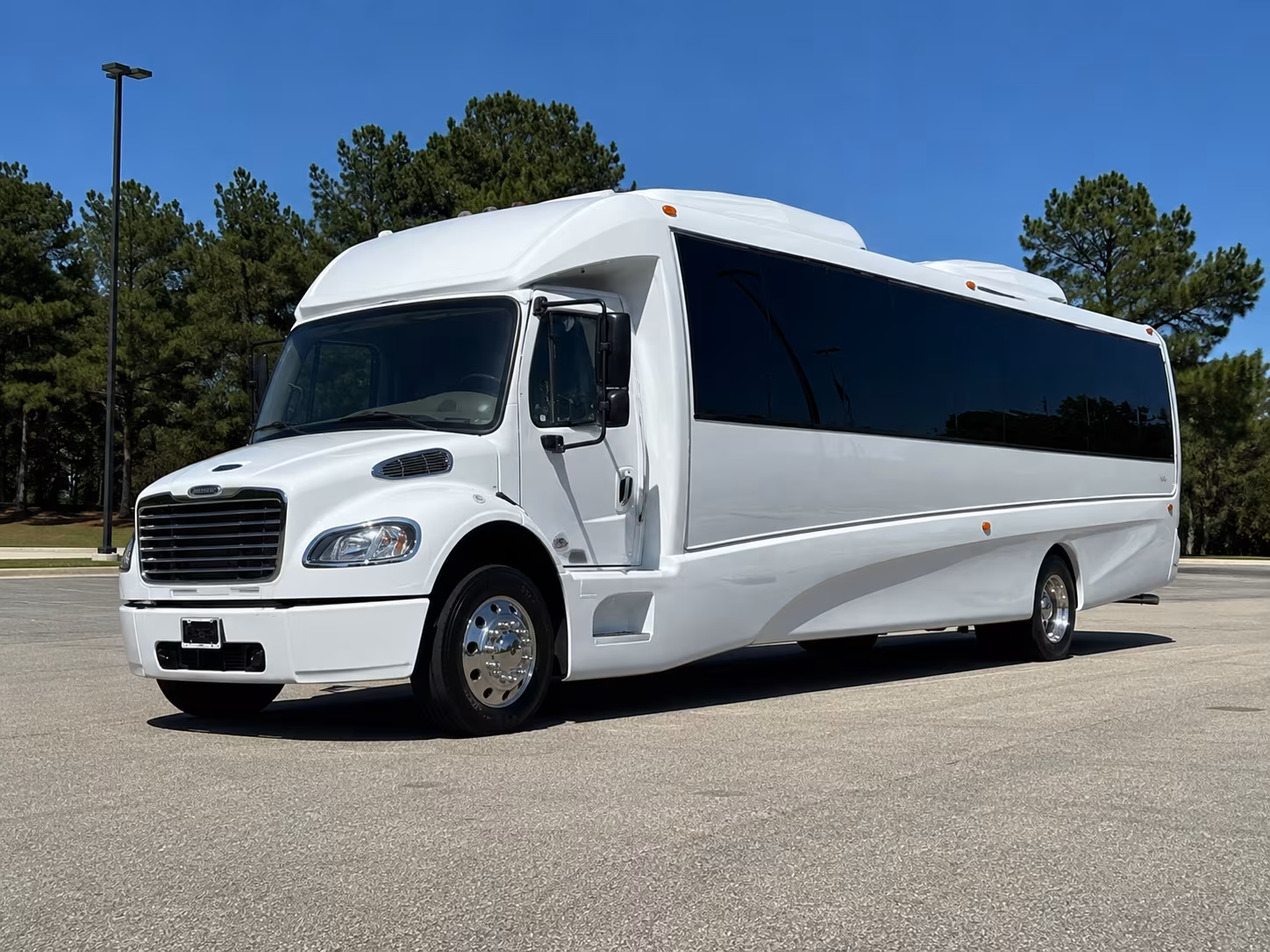 Shreveport Private Event Transportation party bus exterior