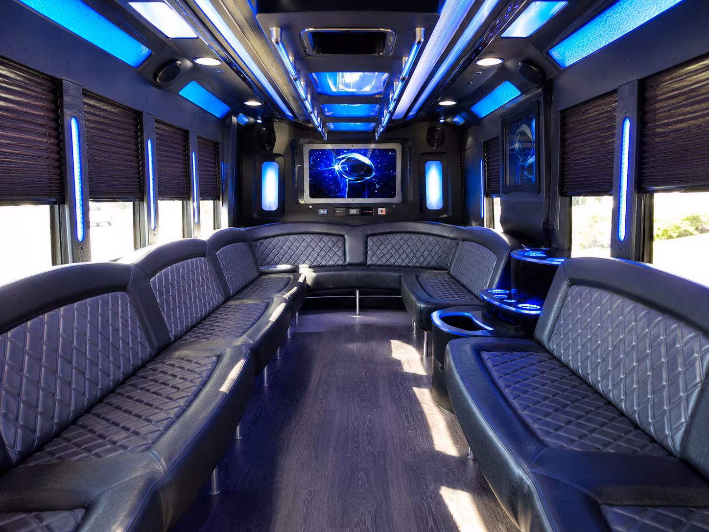 Shreveport Private Event Transportation onboard seating