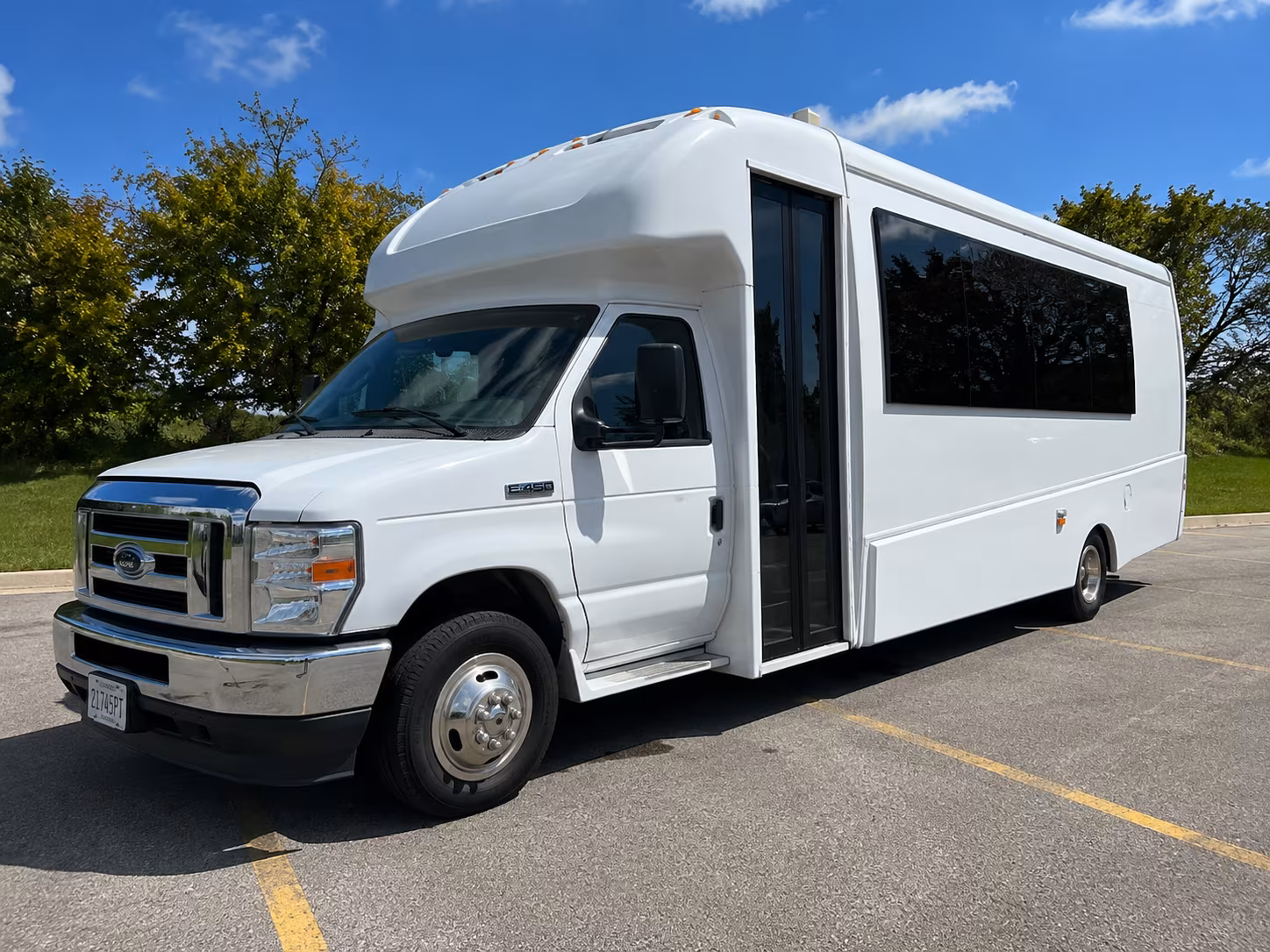 Shreveport Private Event Transportation party bus interior