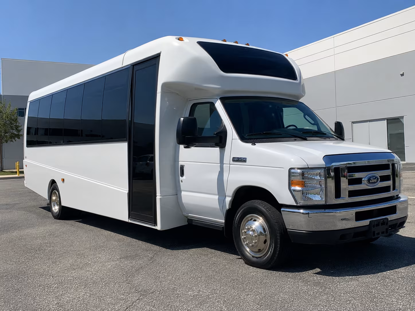 Shreveport School Event Transportation party bus exterior