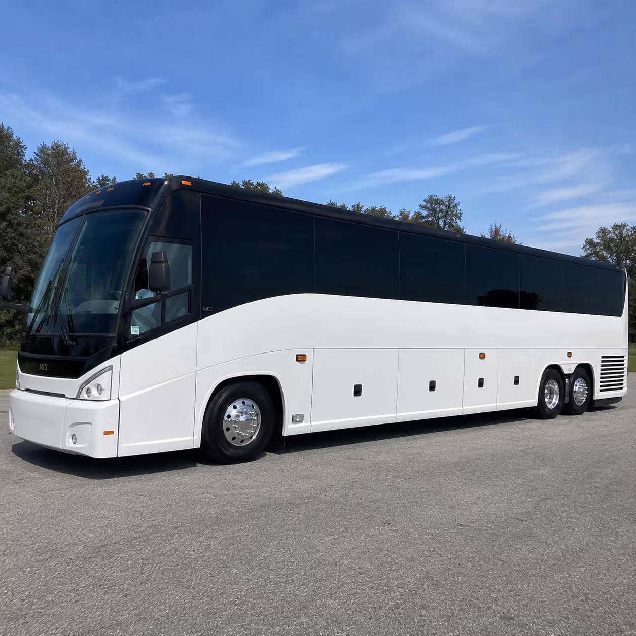 Shreveport School Event Transportation party bus exterior