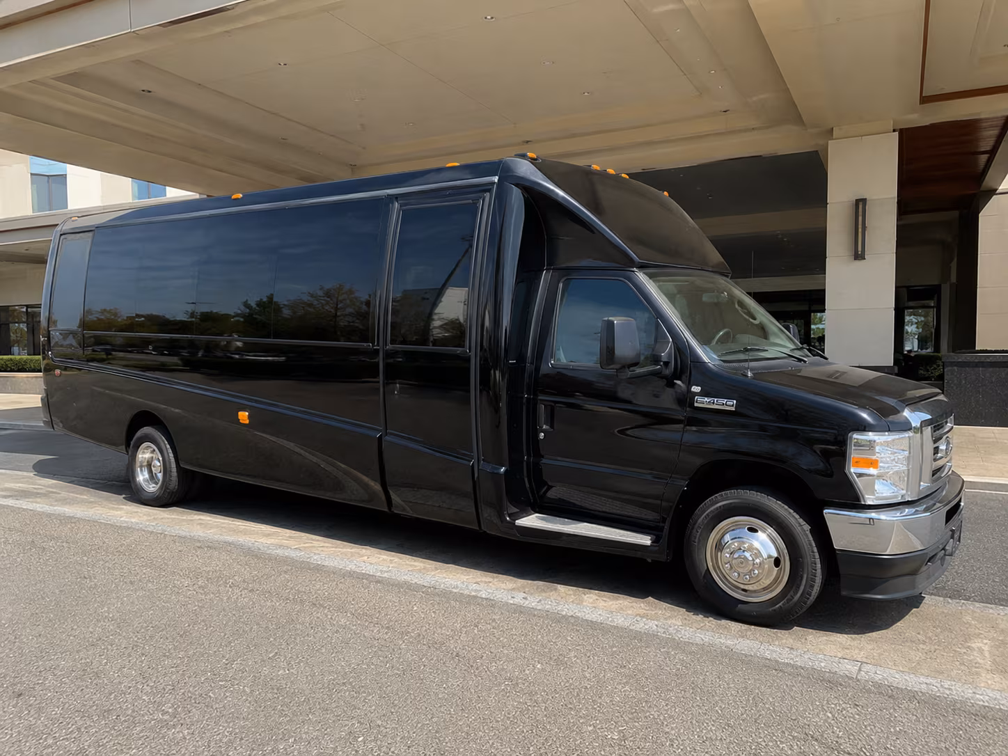 Shreveport Sporting Event Transportation party bus exterior
