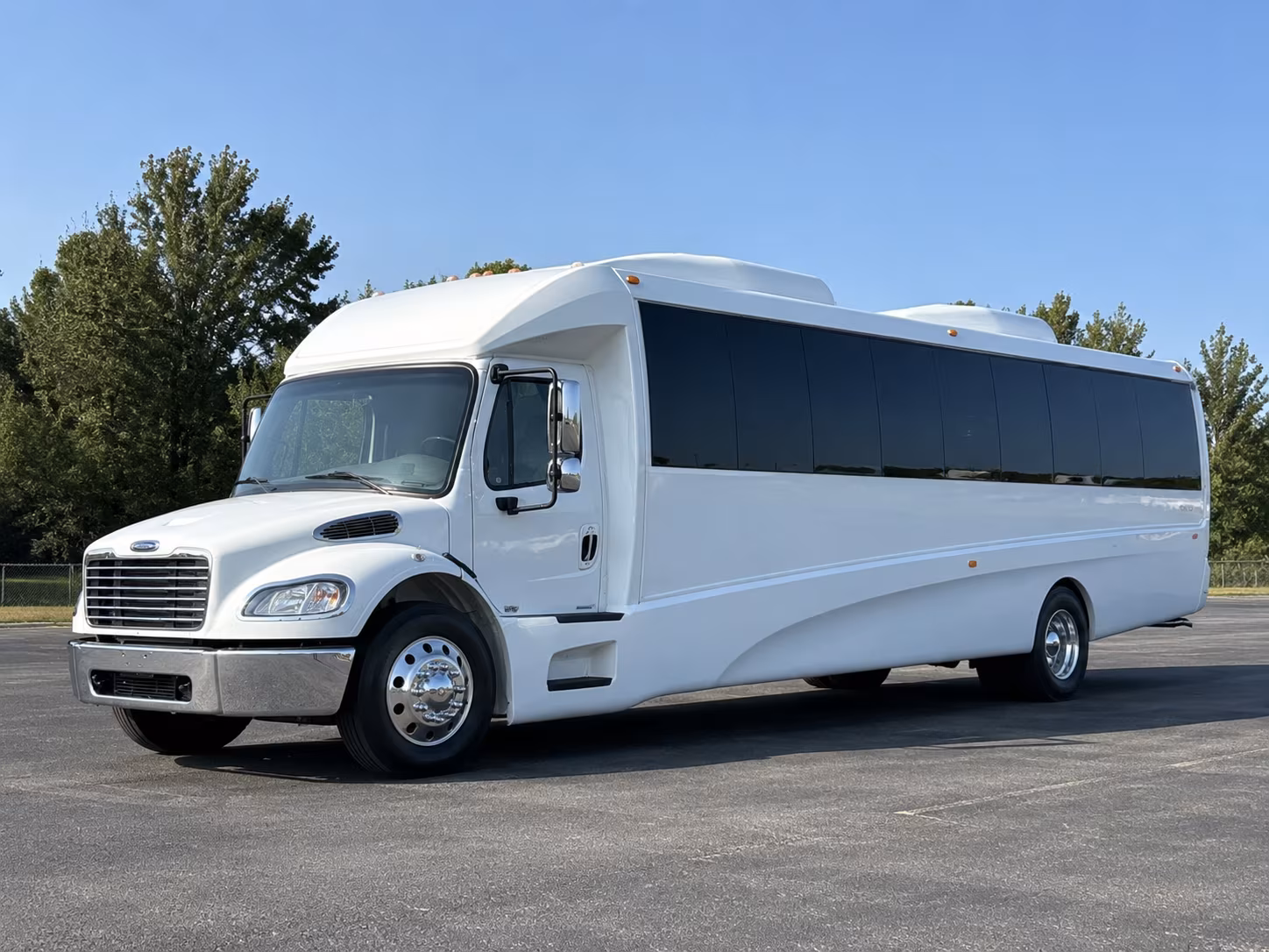 Shreveport Sporting Event Transportation party bus exterior