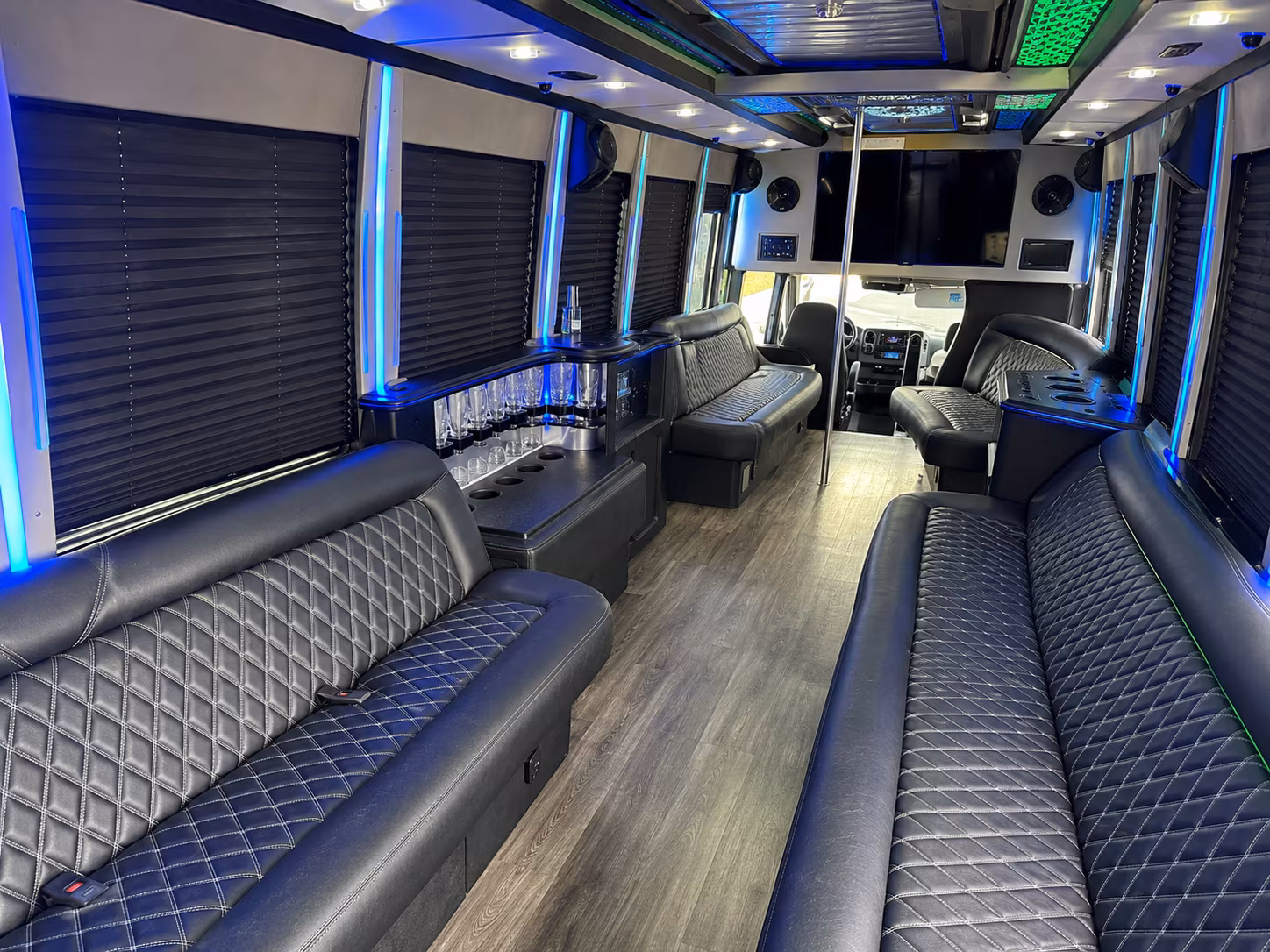 Shreveport Winery Tour & Pub Crawl Transportation onboard seating